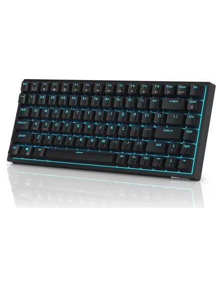 Teclado Mecánico RK ROYAL KLUDGE RK84 Retroiluminado Azul 75%