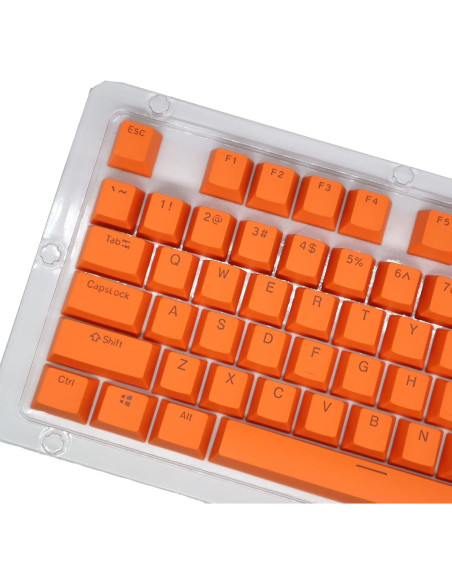 Teclas PBT Archuu 108 Teclas Retroiluminadas Naranja
