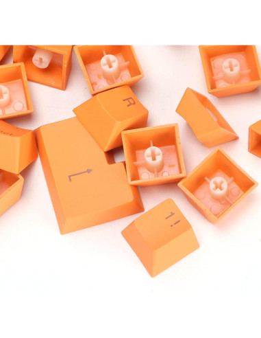 Teclas PBT Archuu 108 Teclas Retroiluminadas Naranja