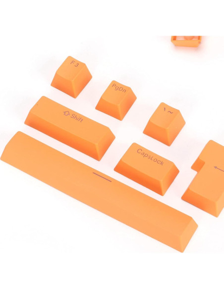 Teclas PBT Archuu 108 Teclas Retroiluminadas Naranja