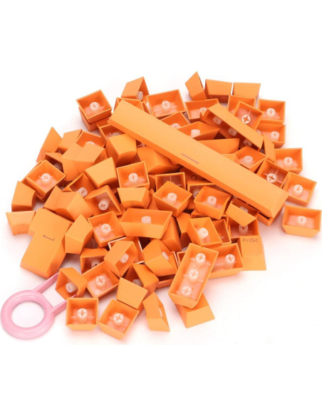 Teclas PBT Archuu 108 Teclas Retroiluminadas Naranja