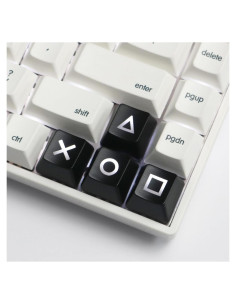 Teclas Artisan Brillantes para Teclado Mecánico - Negro ABS