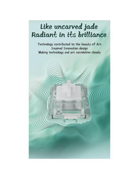 Interruptores de Teclado Magnéticos GATERON Jade 70PCS Lineales