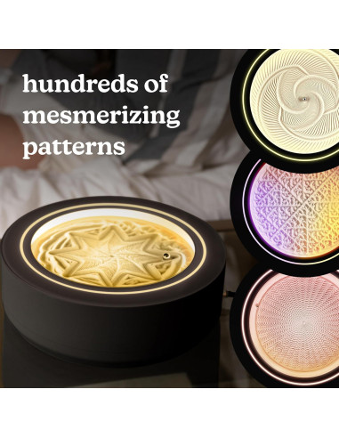 Paisaje de Arena Homedics 11" Zen Compacto con LED Wi-Fi Negro