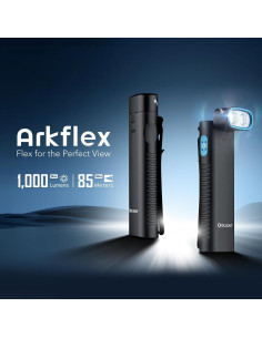 Linterna Ajustable OLIGHT Arkflex 1000 Lúmenes Recargable 2