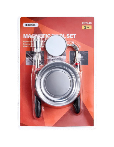 Juego de 3 Herramientas de Recogida Magnética KOOPOOL