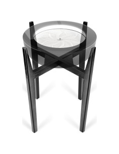 Soporte de Madera Maciza Homedics 16" Nogal Negro STS-300-WN