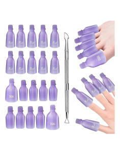 Kit de Clips para Quitar Esmalte en Gel Makartt 20 Piezas