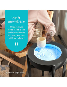 Soporte de Madera Maciza Homedics 16" Nogal Negro STS-300-WN 2