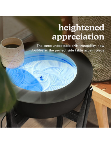 Soporte de Madera Maciza Homedics 16" Nogal Negro STS-300-WN