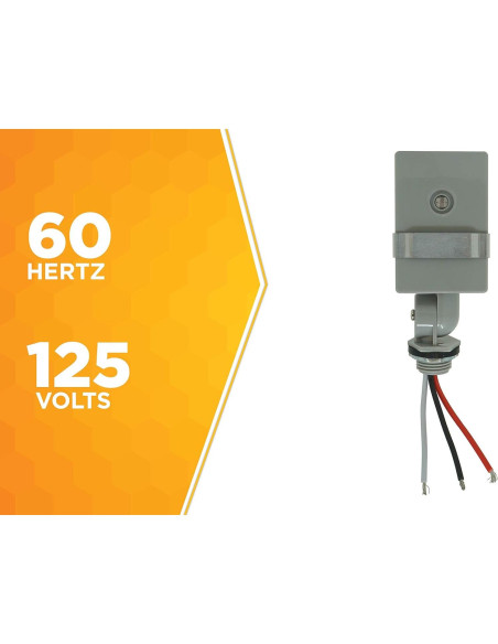 Control de Luz Exterior Woods 59411WD con Fotocélula 2000W