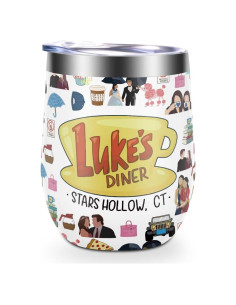 Vaso de vino de acero inoxidable LONGXIN 355 ml negro