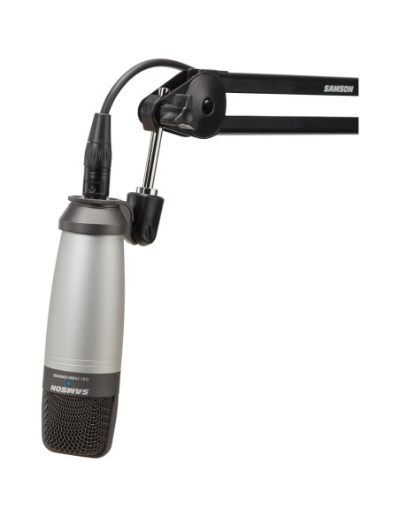 Micrófono de Condensador Samson C01 Cardioide 19mm Plata