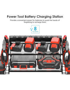 Organizador de herramientas CCCEI con regleta 8 salidas 2 capas 2