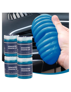 Paquete de 4 Gel de Limpieza de Autos Vioview 28oz Azul