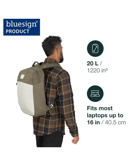 Mochila de Commuter Grande Osprey Arcane 20L Rojo Allium