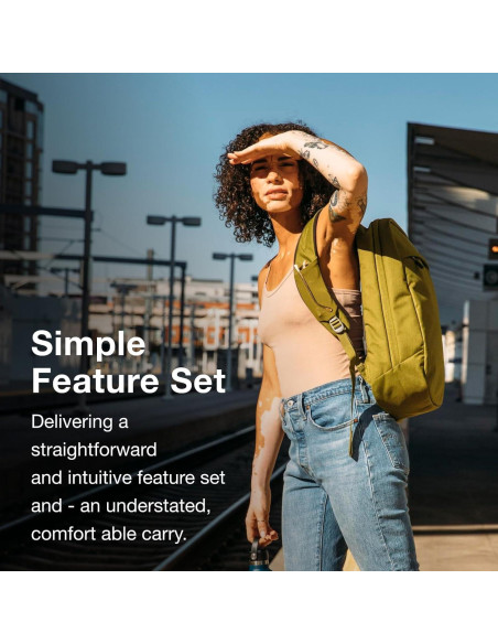 Mochila de Commuter Grande Osprey Arcane 20L Rojo Allium