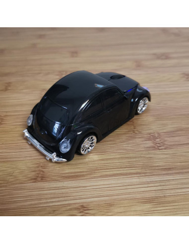 Ratón Inalámbrico 2.4GHz BXC Modelo BN020 Negro - Diseño Coche Deportivo