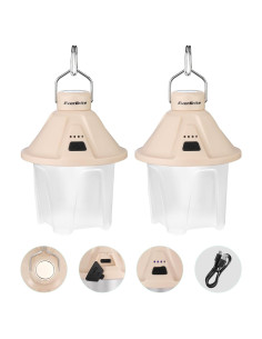 Linterna de Camping Recargable EverBrite 450LM - 2 Unidades