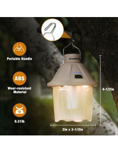 Linterna de Camping Recargable EverBrite 450LM - 2 Unidades 2
