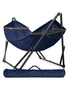 Hamaca Doble Tranquillo con Soporte Plegable 272 kg Egeo