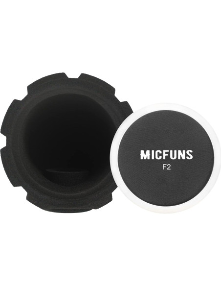 Filtro Antipop Micrófono Profesional F2 Micfuns 45-60mm