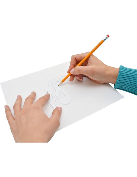 Conjunto de curvas plásticas Westcott FC-4, Set de 4 unidades