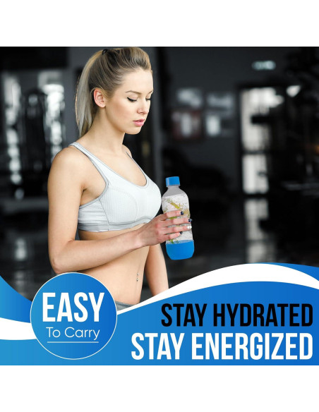 Botellas de Agua Carbonatada MRX Solutions 1L - Paquete de 3