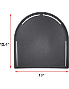 Plancha de Hierro Fundido Uniflasy para Parrillas Coleman 33x31.5cm 2