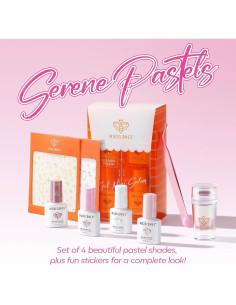 Kit de Esmalte en Gel Modelones French Jelly 4 Colores 2