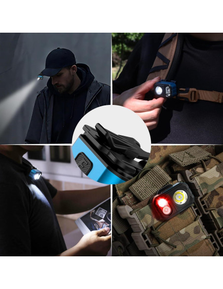 Linterna Frontal LED Recargable EverBrite, 7 Modos, IP67, 45g Linterna Frontal LED Recargable EverBrite, 7 Modos, IP67, 45g