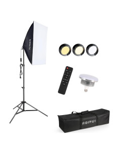 Kit de Iluminación Softbox LED AQIRUI 175W 3000-6700K