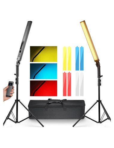 Kit de Luz LED Bi Color NEEWER BH20B con Control Remoto