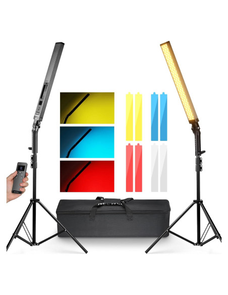 Kit de Luz LED Bi Color NEEWER BH20B con Control Remoto