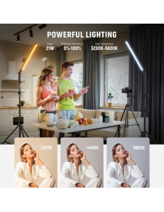 Kit de Luz LED Bi Color NEEWER BH20B con Control Remoto 2