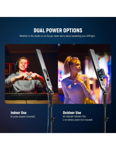 Kit de Luz LED Bi Color NEEWER BH20B con Control Remoto