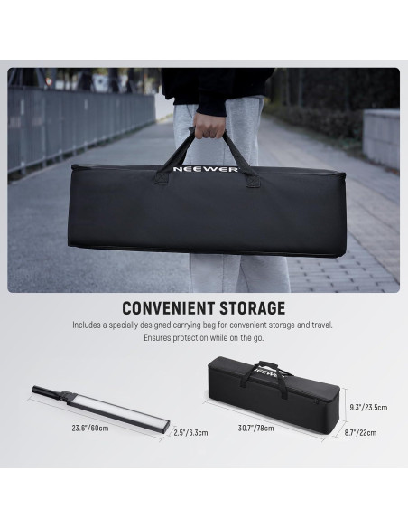 Kit de Luz LED Bi Color NEEWER BH20B con Control Remoto