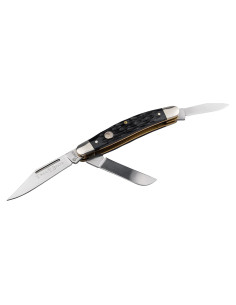 Cuchillo de Bolsillo Boker Medium Stockman 8.9 cm Hueso Negro