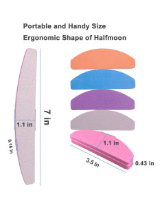 Kit de Limas y Bloques de Pulido AhaTopia 10 Pcs 100/180 Grano 2
