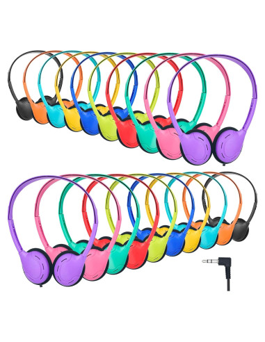Auriculares para Niños TJZXGUI944 - Paquete de 10 Multicolor