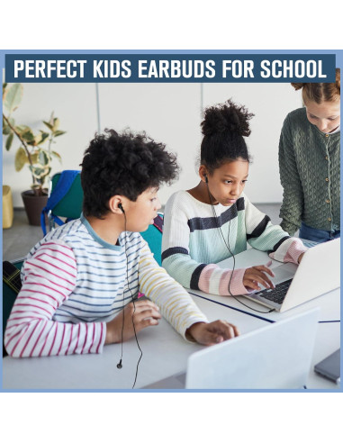 Auriculares Konohan 100 Piezas para Estudiantes Negro 3.5mm