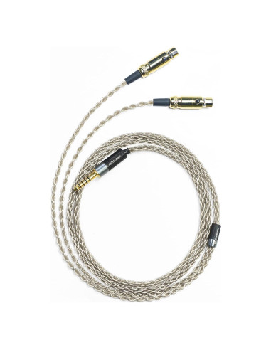 Cable de Auriculares GUCraftsman 6N Plata 1.8m 4Pin XLR