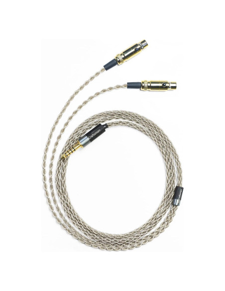 Cable de Auriculares GUCraftsman 6N Plata 1.8m 4Pin XLR