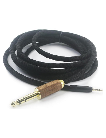 Cable de Audio 6.35mm NewFantasia 2m Cobre Baño Plata Sennheiser