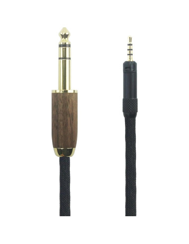 Cable de Audio 6.35mm NewFantasia 2m Cobre Baño Plata Sennheiser