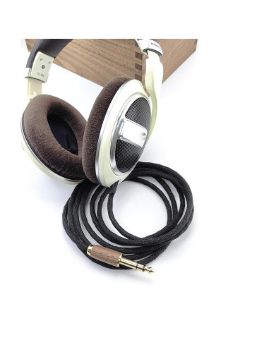Cable de Audio 6.35mm NewFantasia 2m Cobre Baño Plata Sennheiser