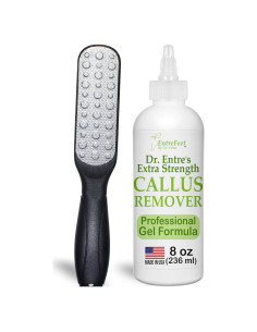 Gel Removedor de Callos EntreFeet 8 oz + Lima Doble Cara