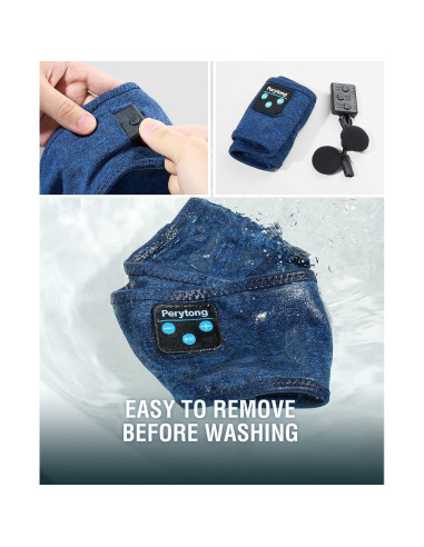 Auriculares Bluetooth Perytong PES01 para dormir, diadema cómoda