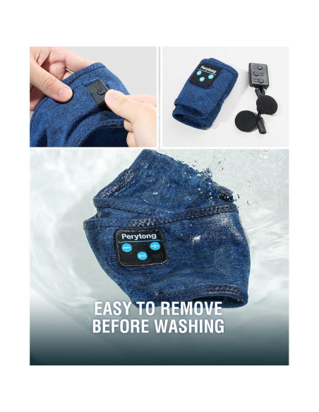 Auriculares Bluetooth Perytong PES01 para dormir, diadema cómoda Auriculares Bluetooth Perytong PES01 para dormir, diadema cómoda