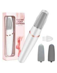 Lima de pies eléctrica LIYUJSDZ con 2 cabezales y cepillo